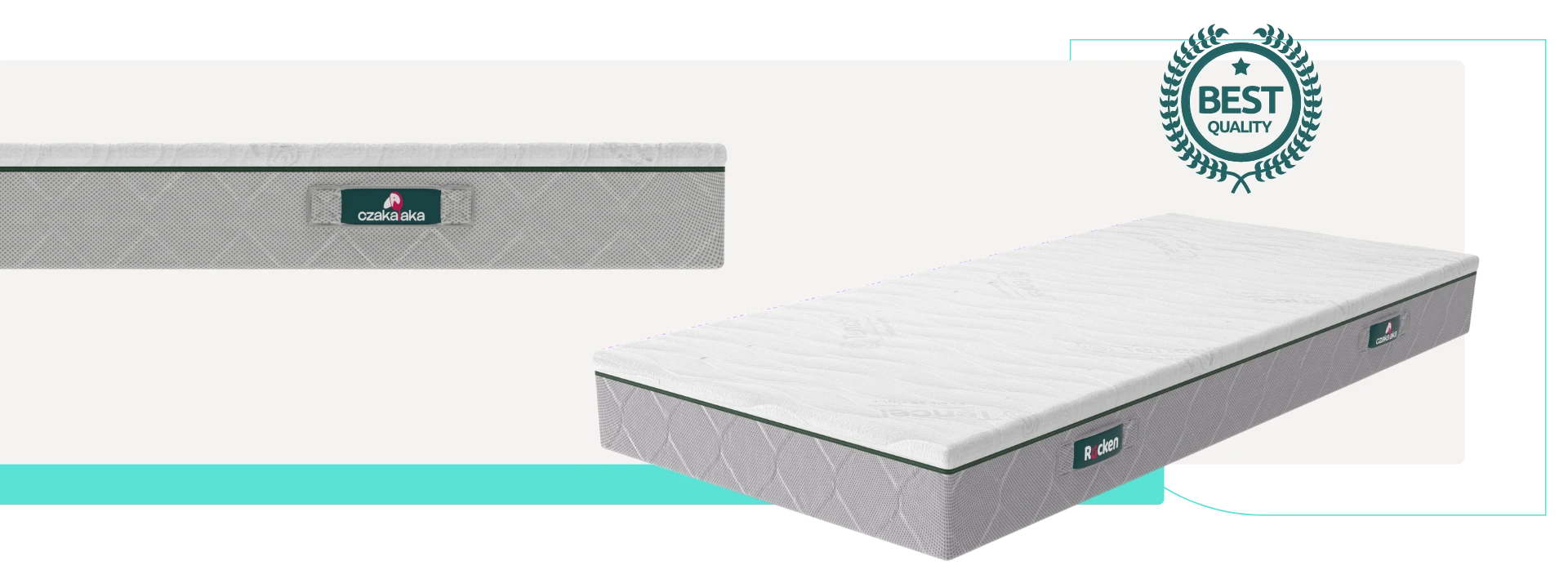 Wysoka jakość materaca Czakalaka & Rucken