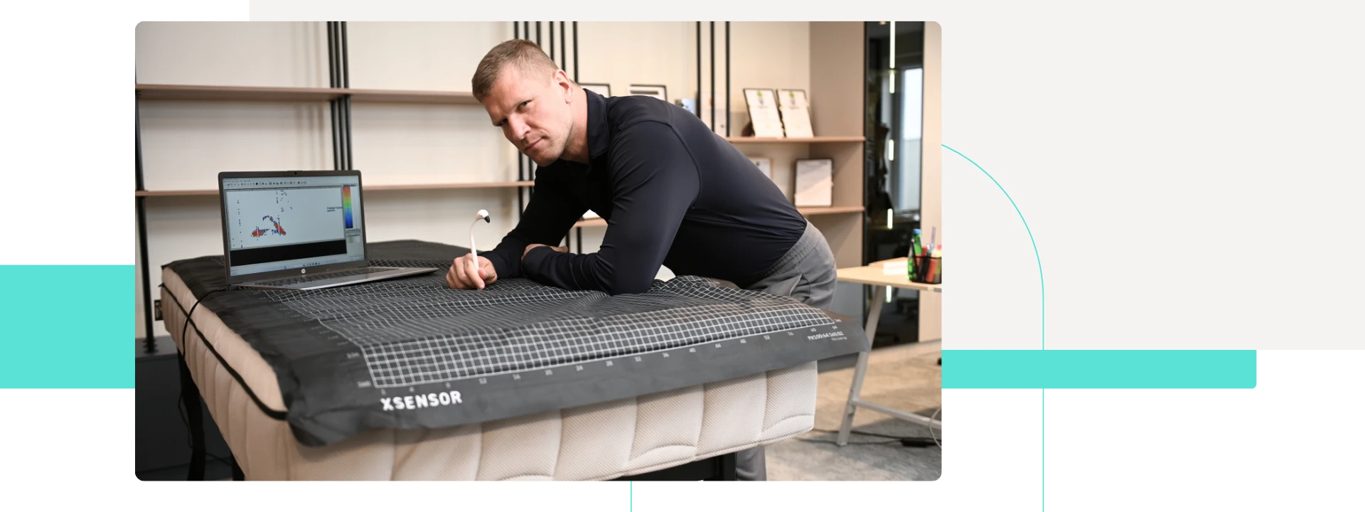 mata tensometryczna materac Czakalaka&Rucken