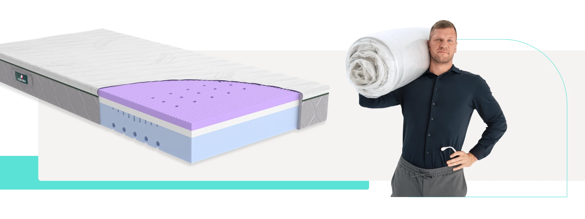 rolowanie materaca Czakalaka & Rucken